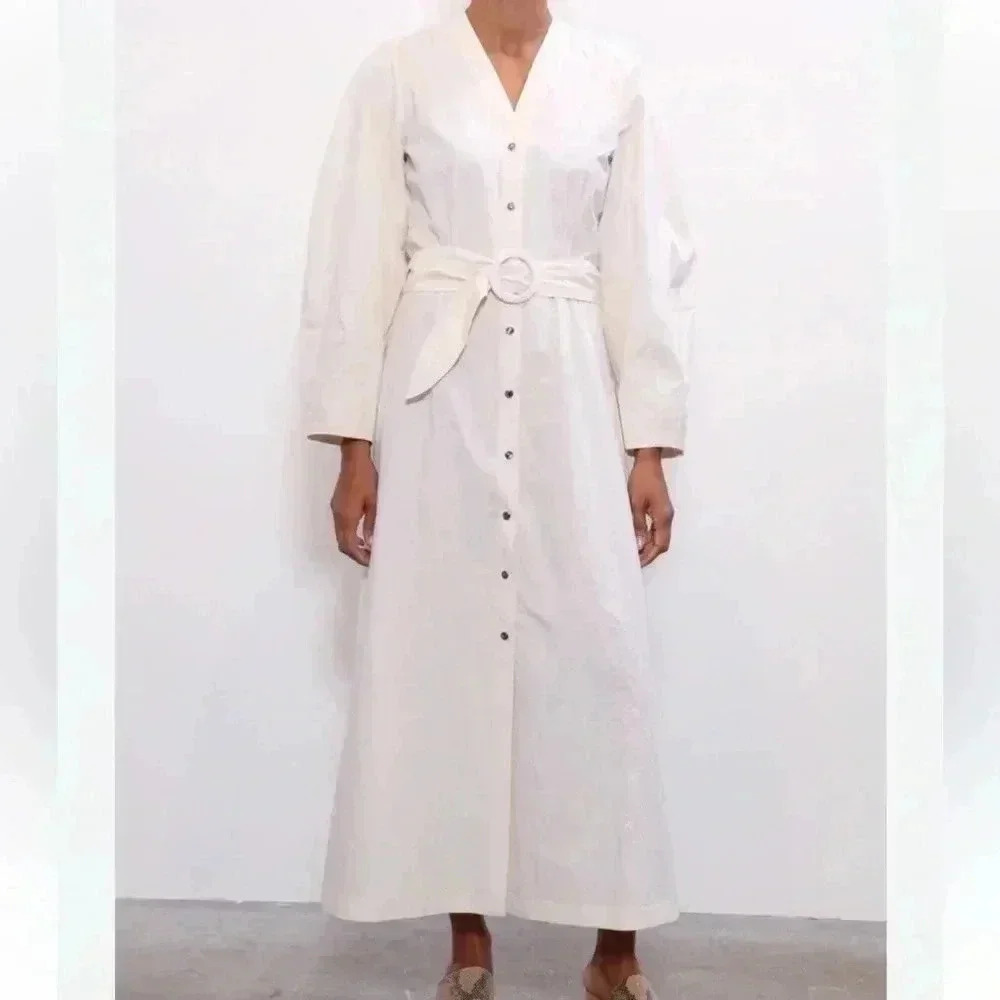 Nanushka Femme Balloon Sleeve Dress medium